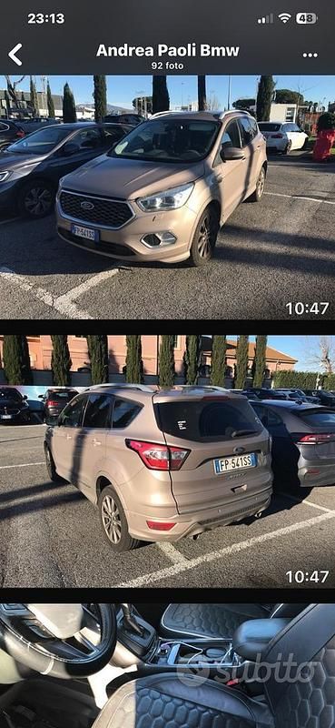 Usata Ford Kuga Vignale 150 CV (110 kW) 2019 Beige SUV