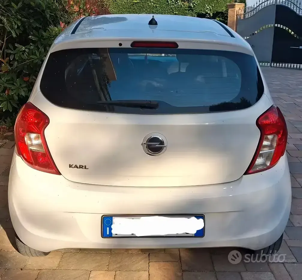 Usata Opel Karl 75 CV (55 kW) 2018 Bianco Utilitaria