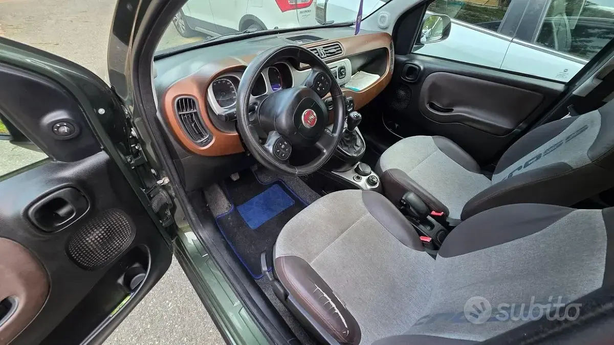 Usata Fiat Panda Cross Cross 80 CV (58 kW) 2015 Verde Utilitaria