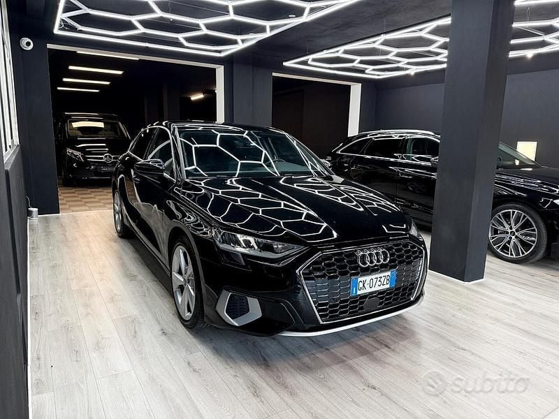 Usata Audi A3 150 CV (110 kW) 2022 Nero Berlina