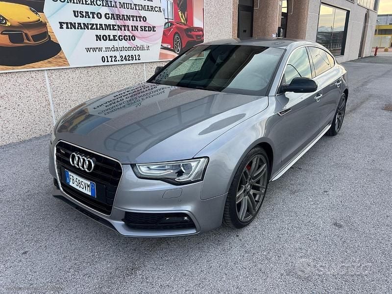 Grigio Usata 2015 Audi A5 S-Line Tre volumi | 13.900 € (Buon prezzo) - Immagine 1/4