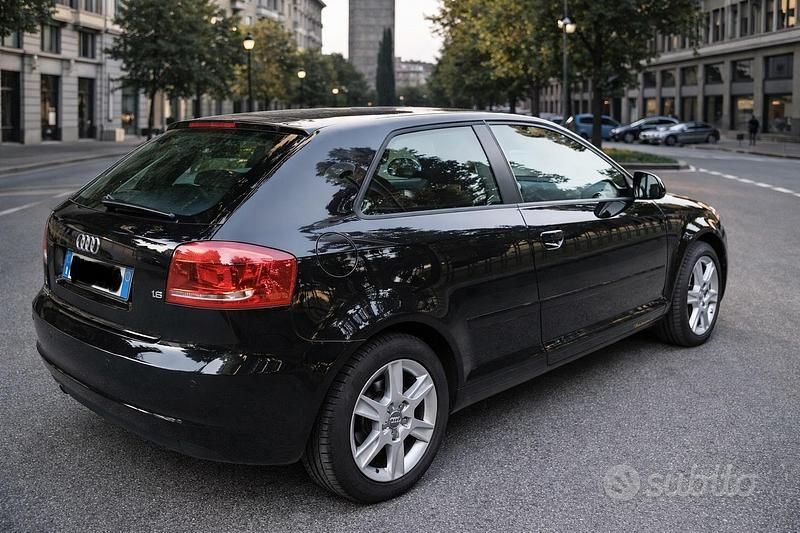Usata Audi A3 Attraction 102 CV (75 kW) 2015 Nero Berlina
