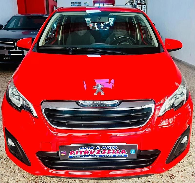 Usata Peugeot 108 Allure 72 CV (52 kW) 2021 Rosso Utilitaria