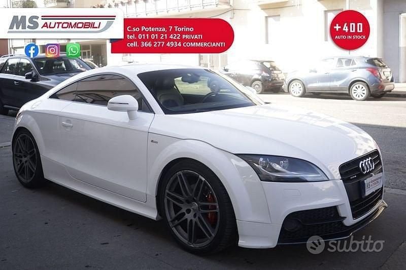 Usata Audi TT S-Line 170 CV (125 kW) 2011 Bianco Coupé