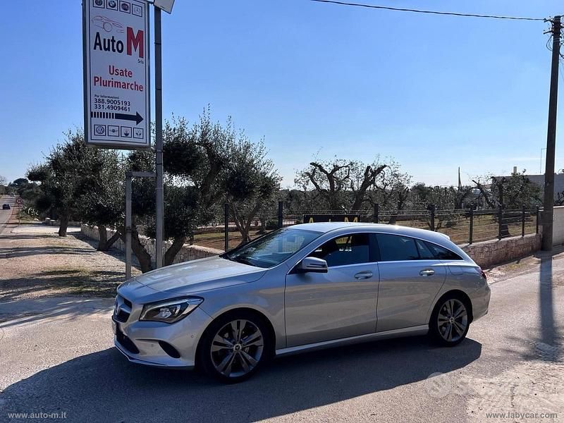 Usata Mercedes CLA180 108 CV (79 kW) 2017 Argento Berlina