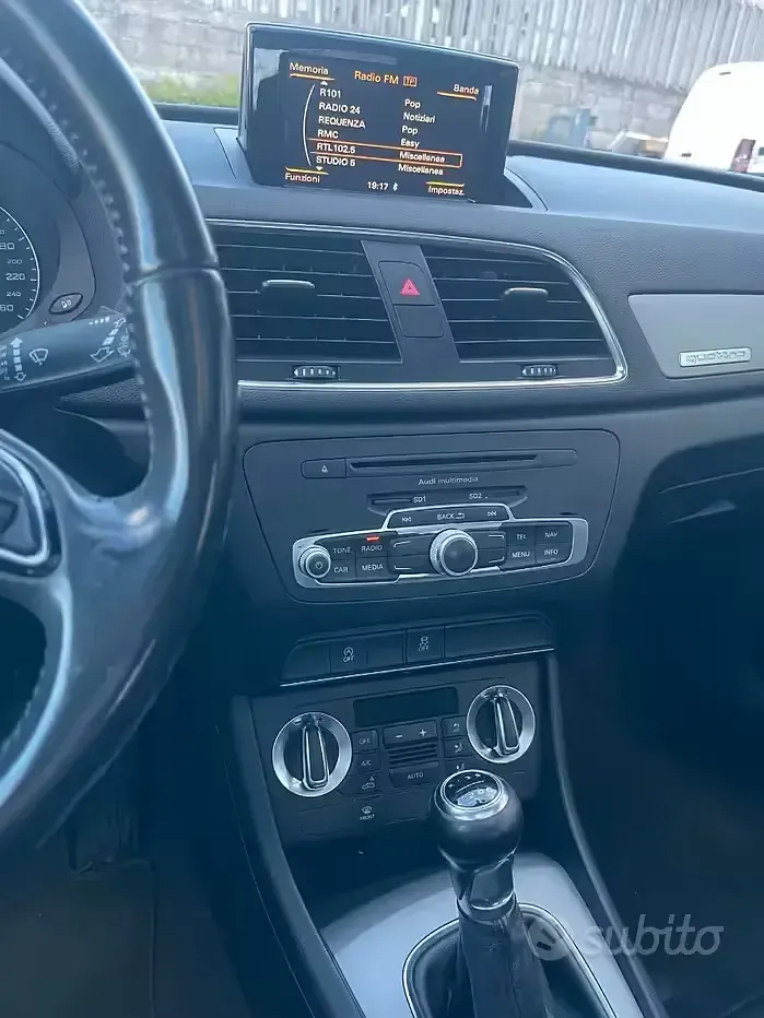 Usata Audi Q3 150 CV (110 kW) 2013 Grigio SUV