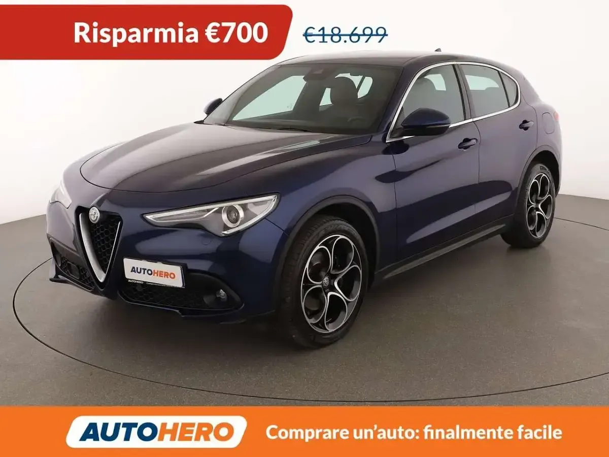 Usata Alfa Romeo Stelvio Business 209 CV (153 kW) 2019 Blu SUV