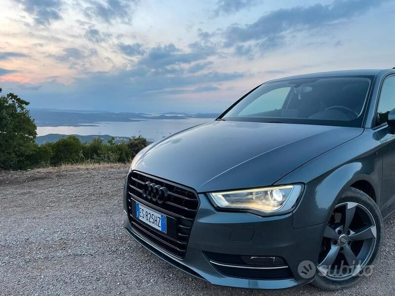 Grigio Usata 2014 Audi A3 Ambition | 10.000 € (Buon prezzo) - Immagine 1/4