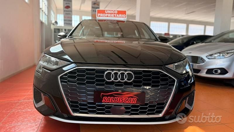 Usata Audi A3 Advanced 150 CV (110 kW) 2021 Nero Berlina
