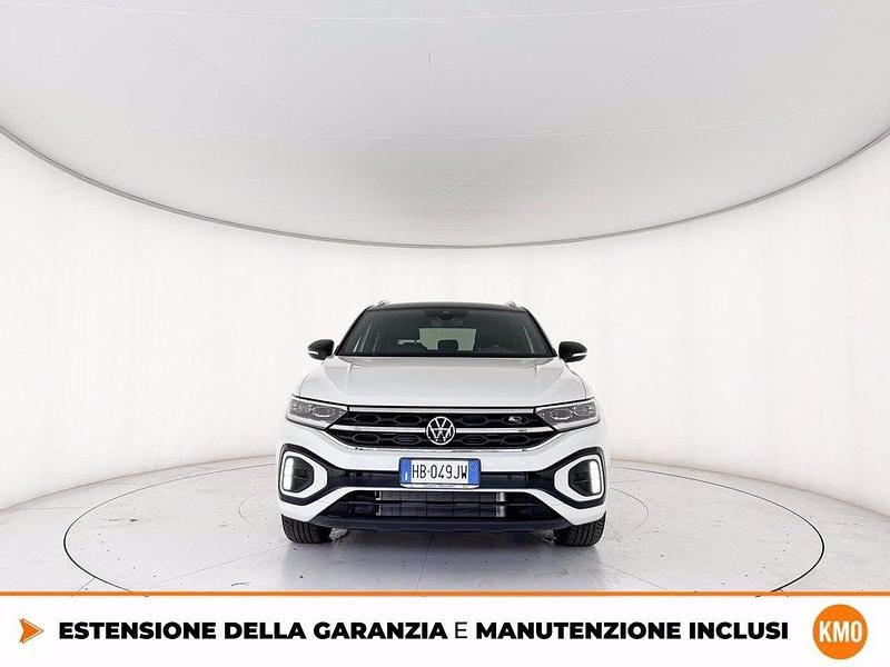 Nuova VW T-Roc R-line Plus 150 CV (110 kW) 2025 Pure white nero SUV