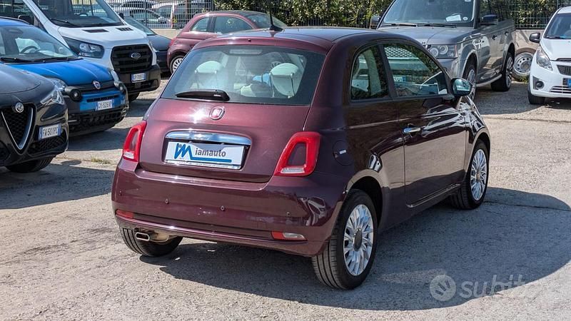 Usata Fiat 500 Sport 69 CV (50 kW) 2020 Bordeaux prugna Utilitaria
