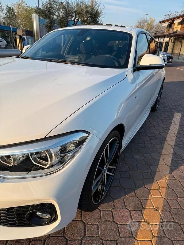 Usata BMW 118 M Sport 136 CV (100 kW) 2019 Bianco Utilitaria