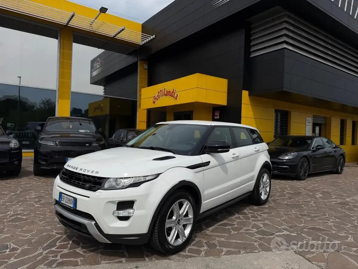 Usata Land Rover Range Rover evoque R-Dynamic 150 CV (110 kW) 2013 Bianco SUV
