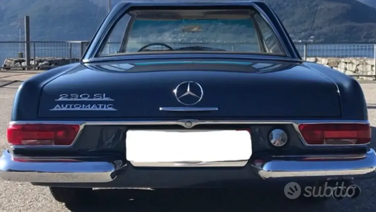 Usata Mercedes 230 1960 Blu Cabrio