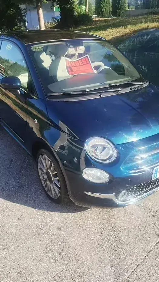 Usata Fiat 500 2018 Bluazzurro Utilitaria