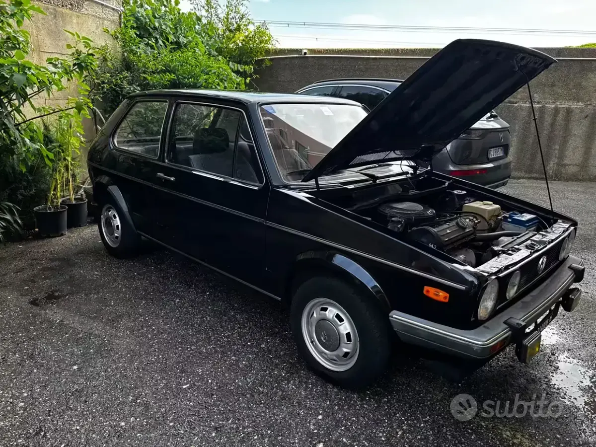 Usata VW Golf I 50 CV (36 kW) 1981 Nero Utilitaria