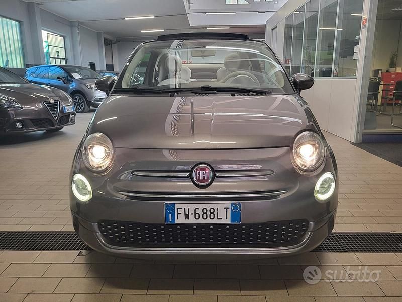 Usata Fiat 500C Lounge 69 CV (50 kW) 2019 Grigio Cabrio