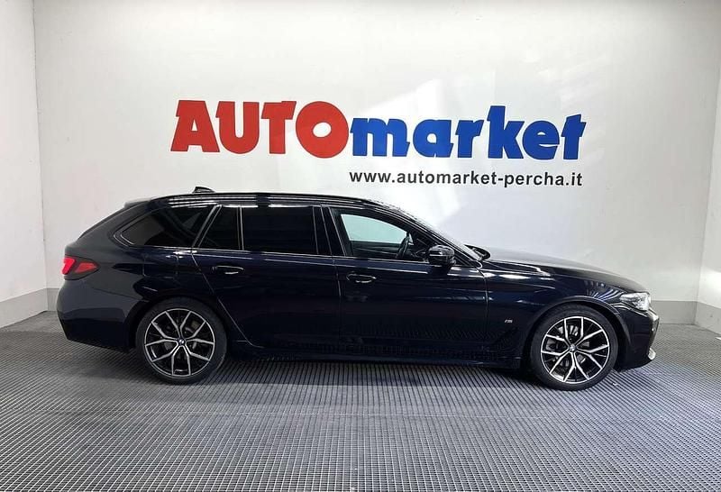 Usata BMW 520 M Sport 190 CV (139 kW) 2020 Blu/azzurro Station wagon