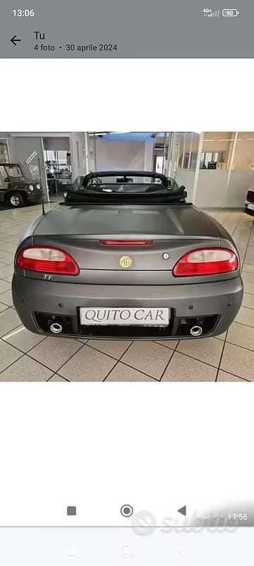 Usata MG TF 116 CV (85 kW) 2002 Grigio Cabrio