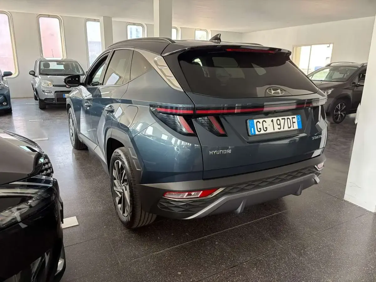 Usata Hyundai Tucson 150 CV (110 kW) 2021 Blu/azzurro SUV