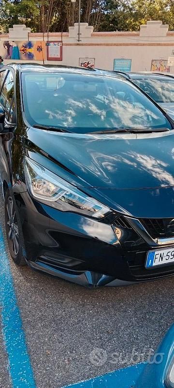 Usata Nissan Micra Acenta 90 CV (66 kW) 2018 Nero Utilitaria