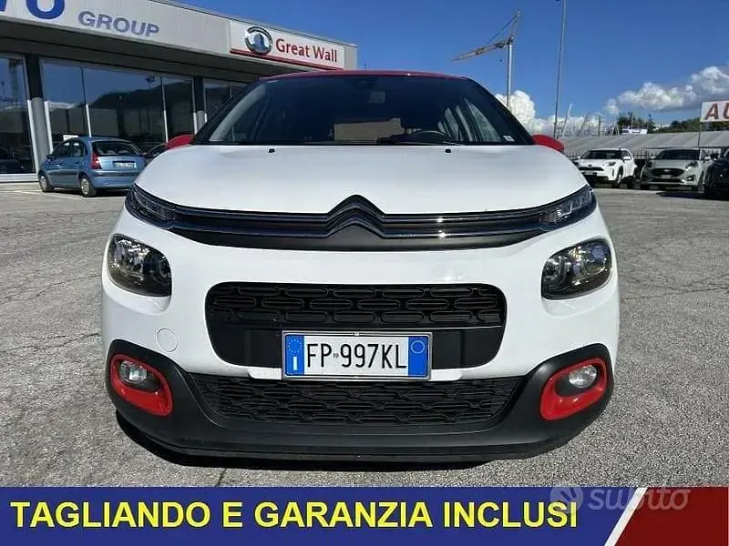 Usata Citroën C3 Feel 68 CV (50 kW) 2018 Bianco Utilitaria