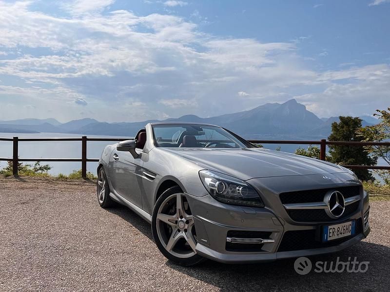 Usata Mercedes SLK200 184 CV (135 kW) 2013 Grigio Cabrio