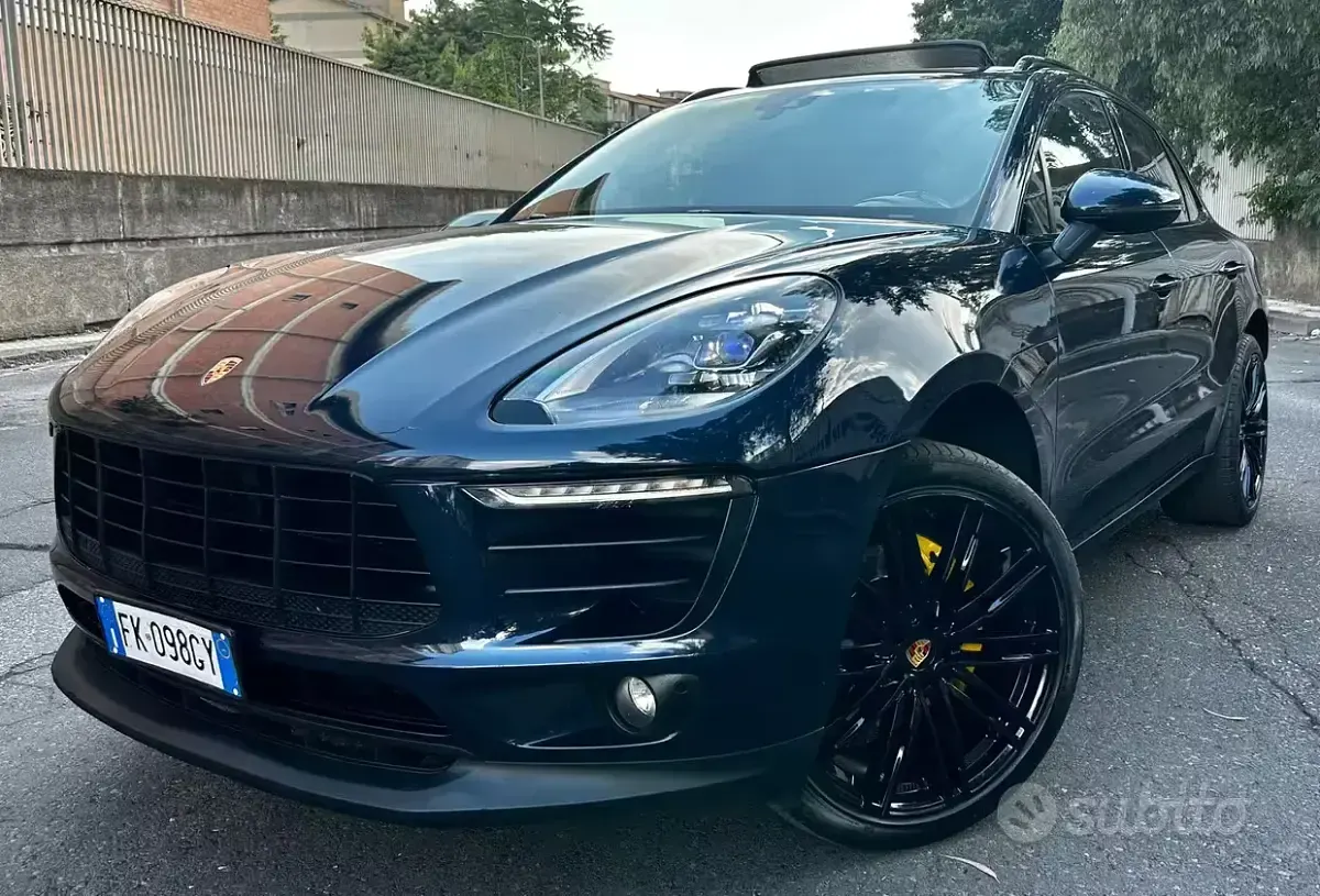 Usata Porsche Macan 250 CV (183 kW) 2018 Blu SUV