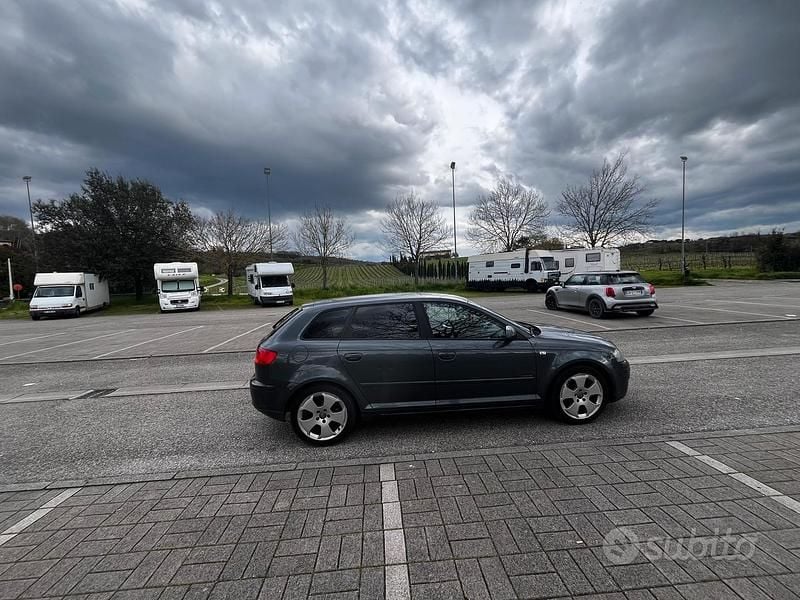 Usata Audi A3 140 CV (102 kW) 2007 Grigio Utilitaria