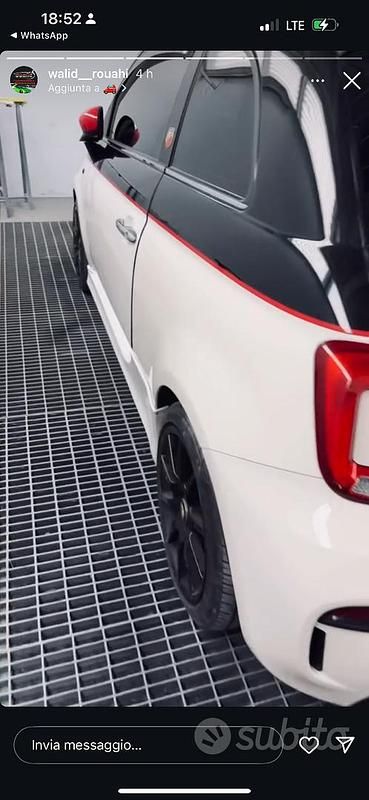 Usata Abarth 500 100 CV (73 kW) 2012 Nero Utilitaria