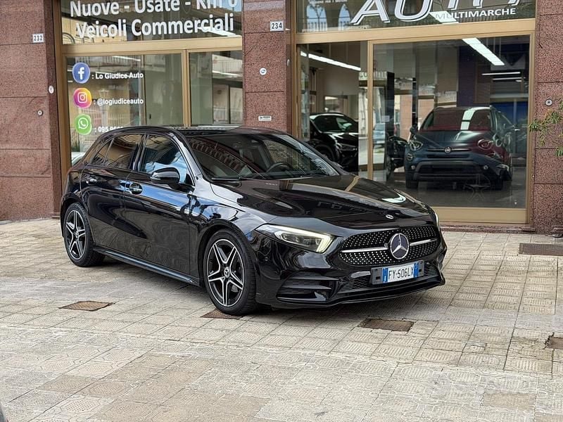 Usata Mercedes A180 AMG 115 CV (84 kW) 2018 Nero Berlina