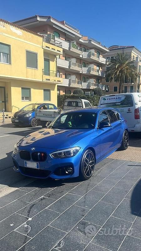 Brugt BMW 116 M Sport 116 HK (85 kW) 2019 Blå Hatchback