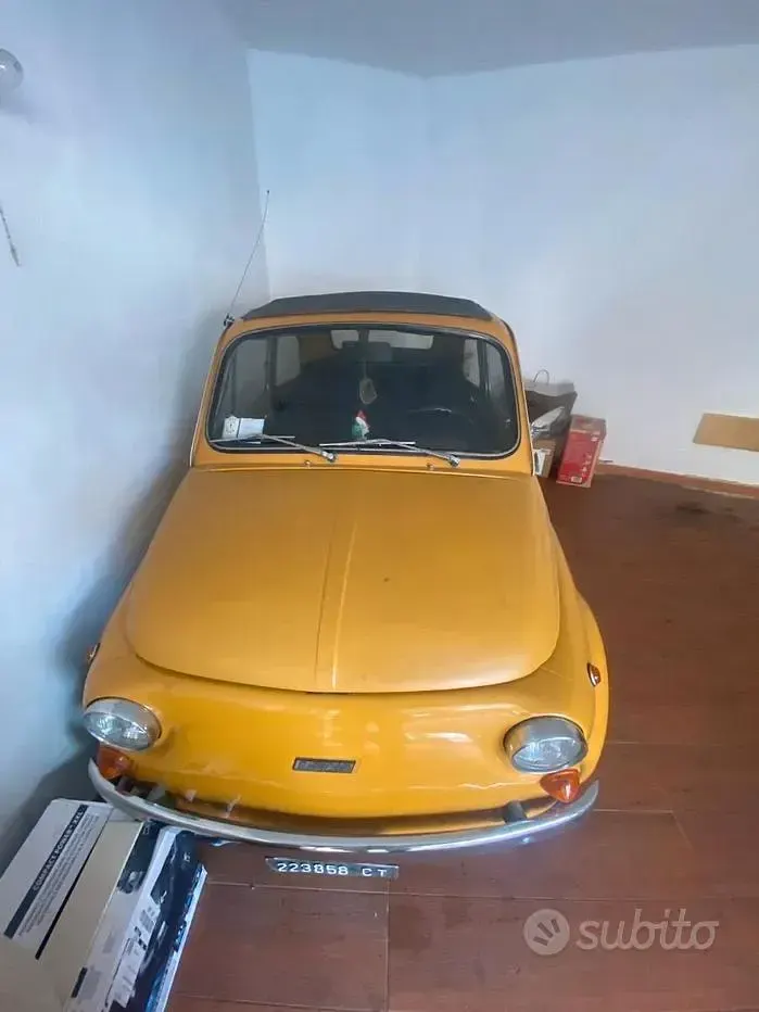 Usata Fiat 500 1960 Giallo Utilitaria