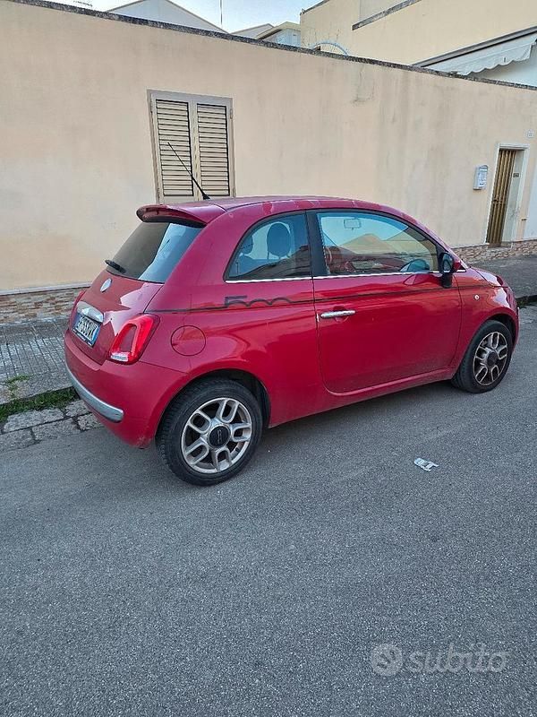 Usata Fiat 500 2012 Rosso Utilitaria
