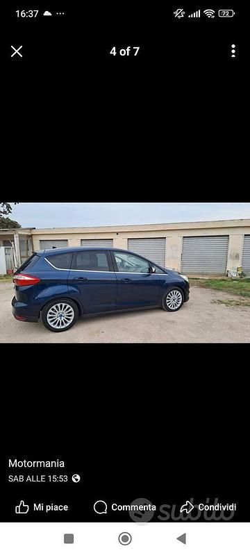 Usata Ford C-MAX Titanium 115 CV (84 kW) 2013 Blu Monovolume