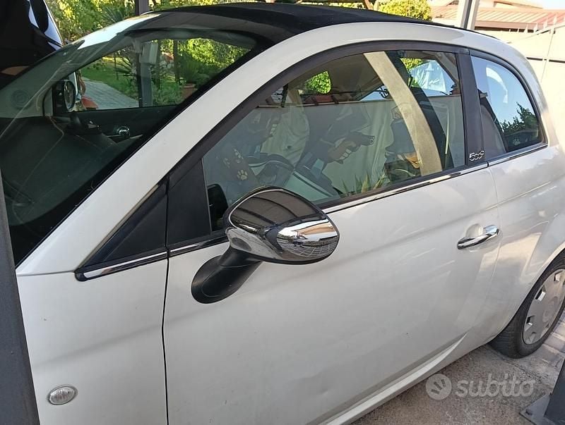 Bianco Usata 2012 Fiat 500C Cabrio | 4500 € (Ottimo prezzo) - Immagine 1/4