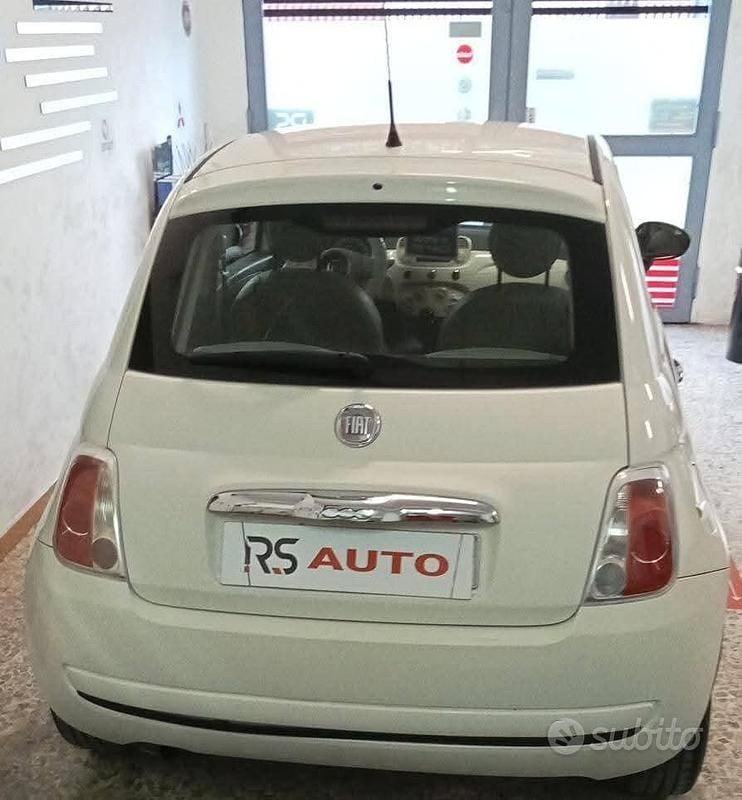 Usata Fiat 500 69 CV (50 kW) 2009 Bianco Cabrio