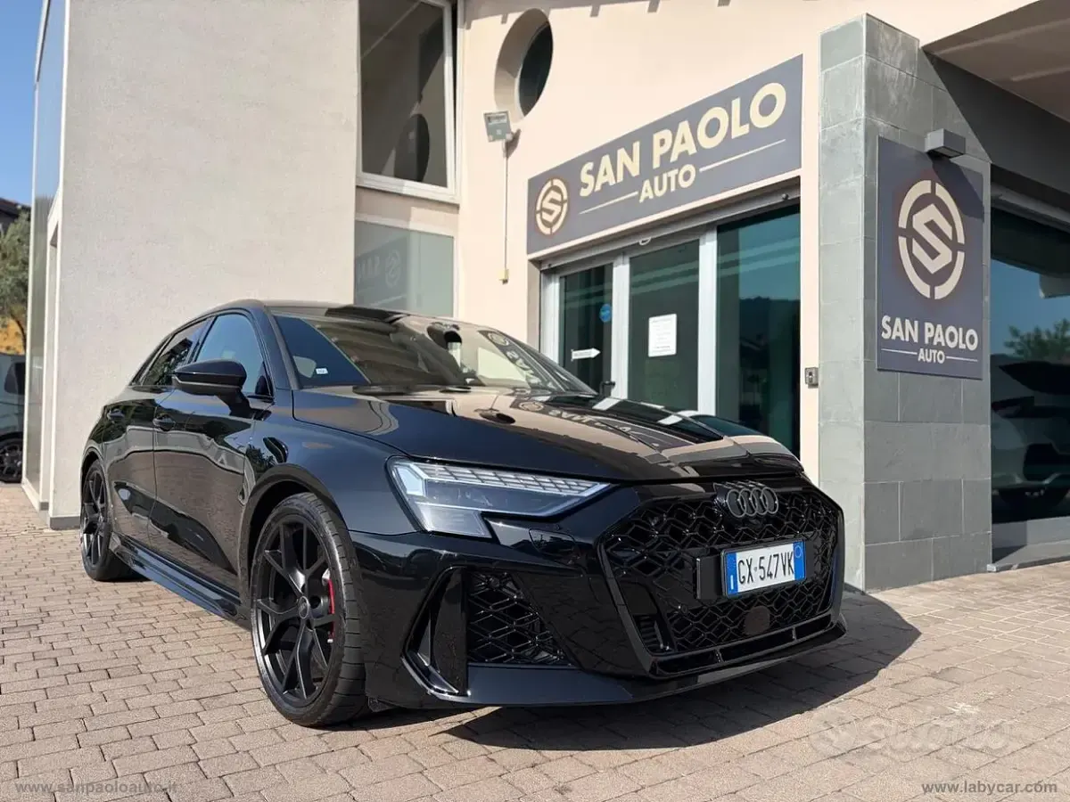 Usata Audi RS3 400 CV (294 kW) 2025 Nero Berlina