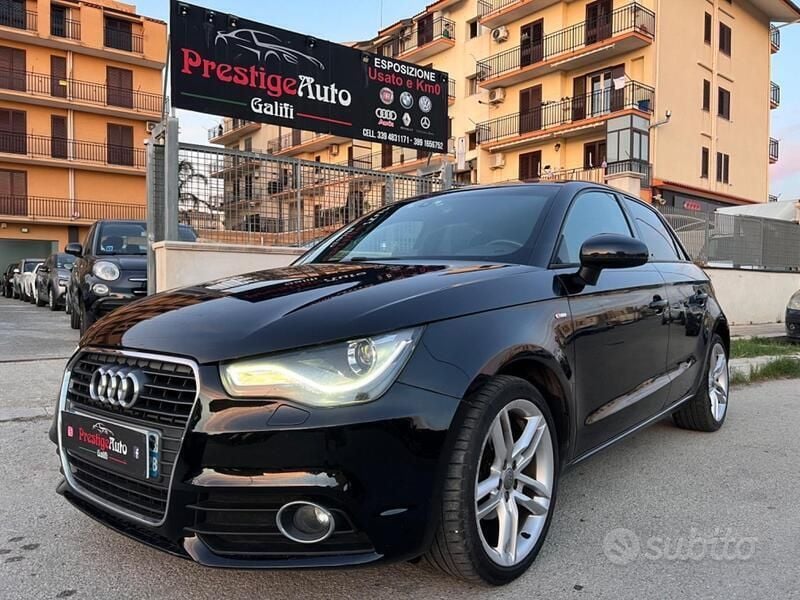 Nero Usata 2013 Audi A1 S-Line Due volumi | 9890 € (Buon prezzo) - Immagine 1/4