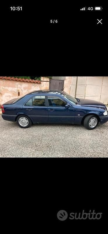 Usata Mercedes C220 1996 Blu Berlina