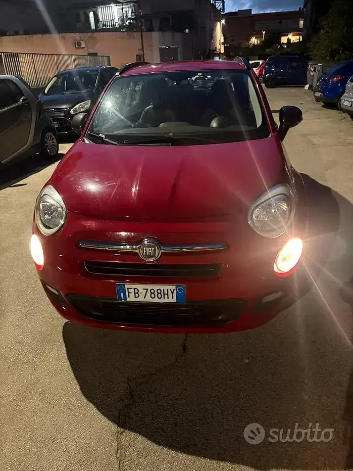 Usata Fiat 500X 95 CV (69 kW) 2016 Rosso SUV