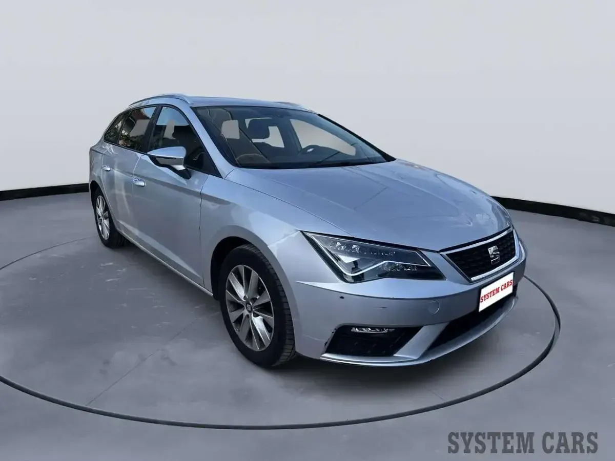 Usata Seat Leon ST 116 CV (85 kW) 2017 Argento Station wagon