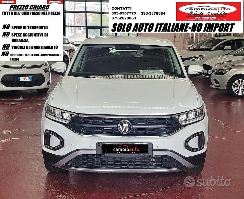 Usata VW T-Roc Life 110 CV (80 kW) 2023 Bianco SUV