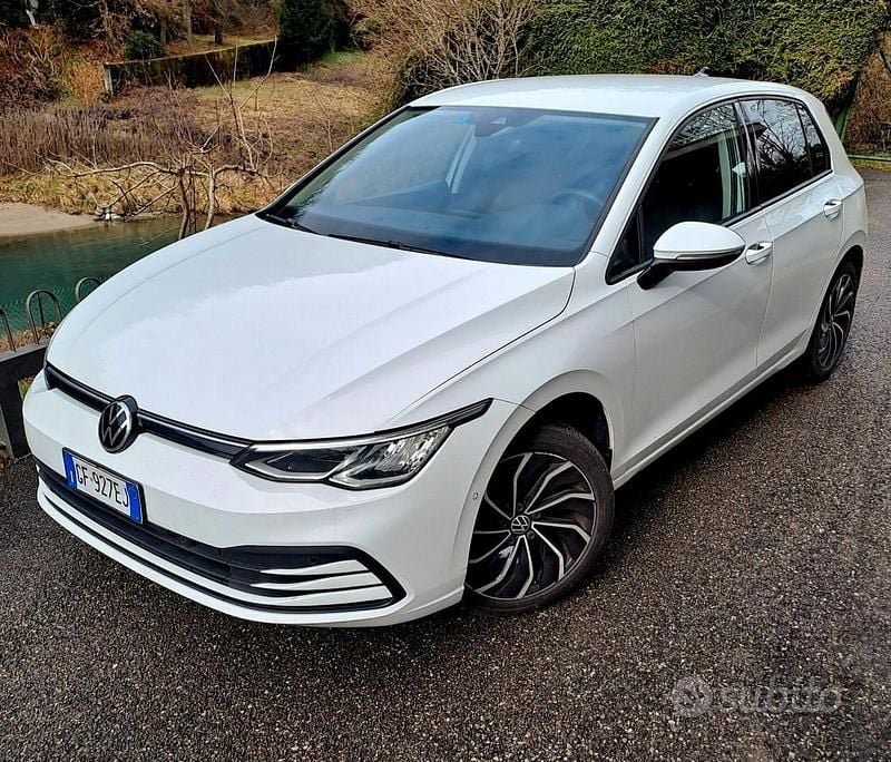 Usata VW Golf VII 115 CV (84 kW) 2020 Bianco Berlina