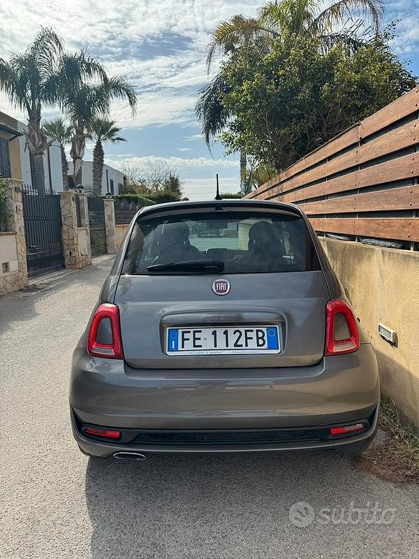 Usata Fiat 500S S 69 CV (50 kW) 2016 Grigio Utilitaria