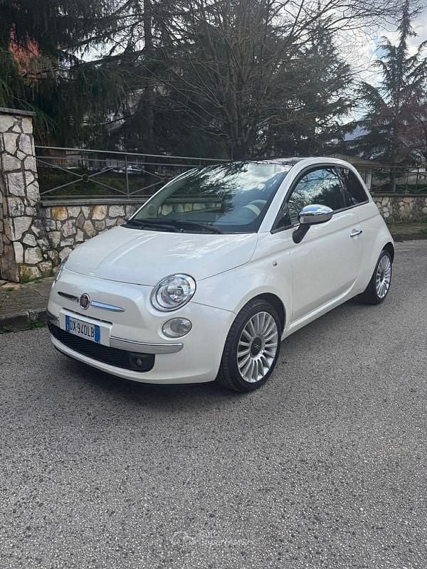 Usata Fiat 500 99 CV (72 kW) 2009 Bianco Cabrio