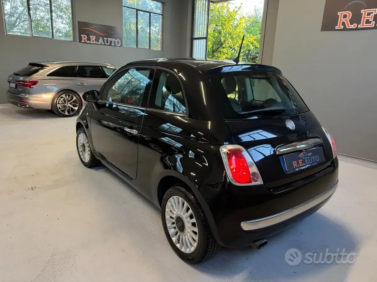 Usata Fiat 500 Lounge 69 CV (50 kW) 2014 Nero Berlina