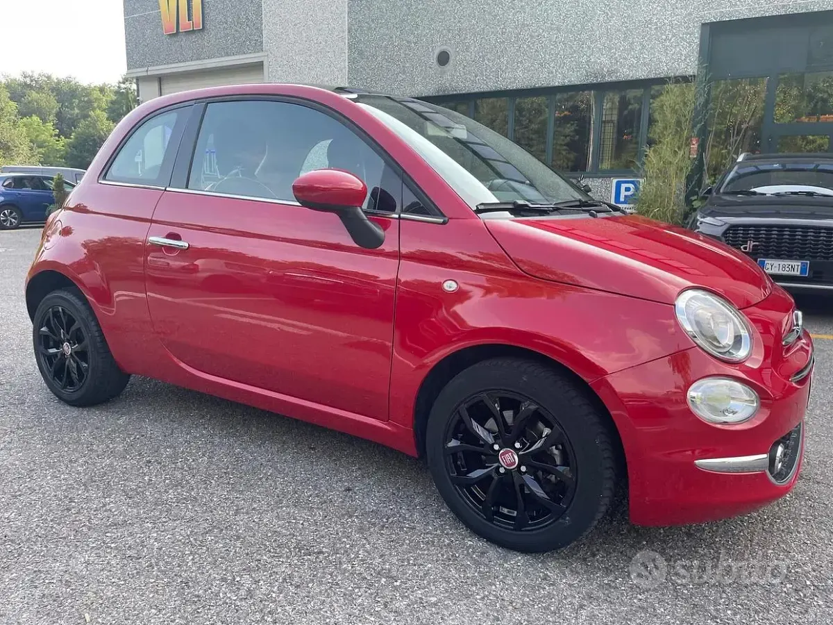 Usata Fiat 500 Lounge 69 CV (50 kW) 2018 Rosso Berlina