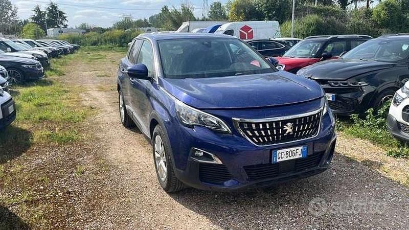 Usata Peugeot 3008 Business-Line 131 CV (96 kW) 2020 Blu/azzurro SUV