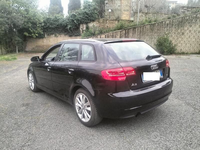 Usata Audi A3 Ambition 140 CV (102 kW) 2011 Nero Utilitaria